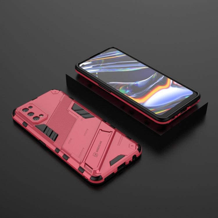 For OPPO Realme 7 Pro Punk Armor 2 in 1 PC + TPU Shockproof Case with Invisible Holder