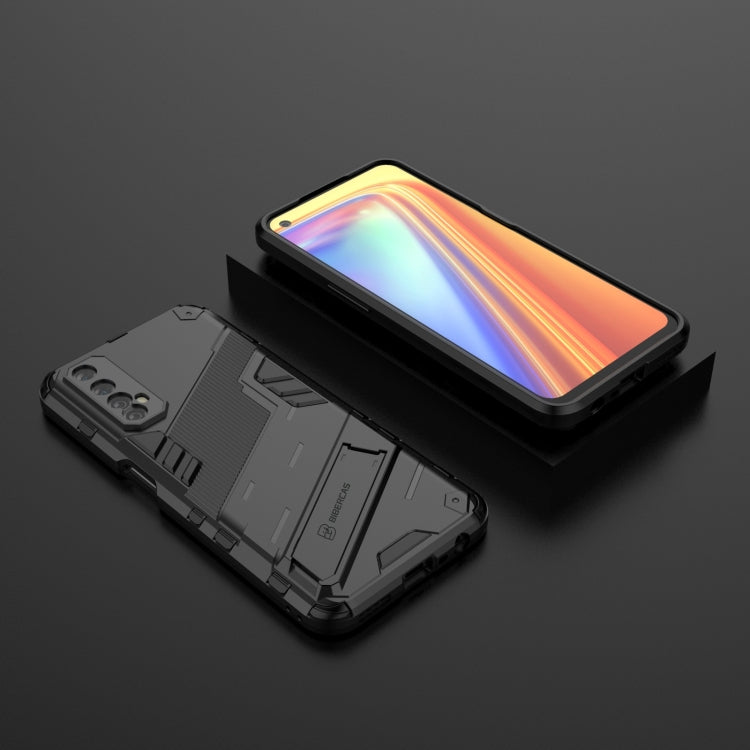 For OPPO Realme 7 Punk Armor 2 in 1 PC + TPU Shockproof Case with Invisible Holder