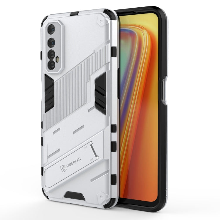 For OPPO Realme 7 Punk Armor 2 in 1 PC + TPU Shockproof Case with Invisible Holder