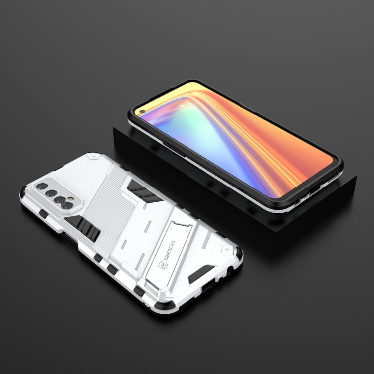 For OPPO Realme 7 Punk Armor 2 in 1 PC + TPU Shockproof Case with Invisible Holder