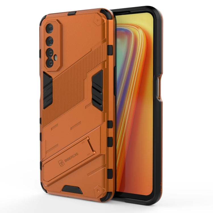 For OPPO Realme 7 Punk Armor 2 in 1 PC + TPU Shockproof Case with Invisible Holder
