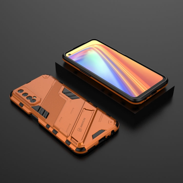 For OPPO Realme 7 Punk Armor 2 in 1 PC + TPU Shockproof Case with Invisible Holder