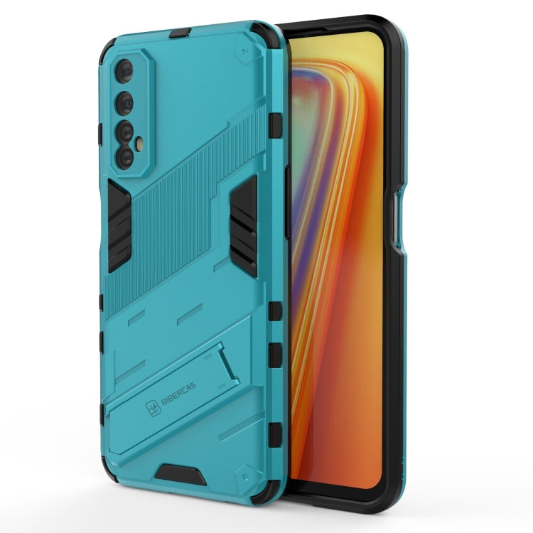 For OPPO Realme 7 Punk Armor 2 in 1 PC + TPU Shockproof Case with Invisible Holder