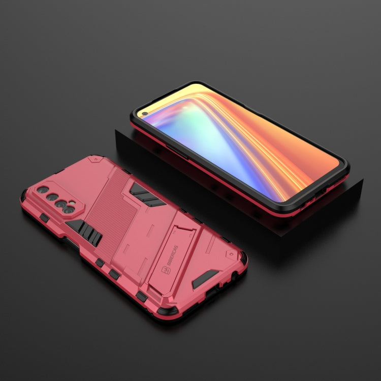 For OPPO Realme 7 Punk Armor 2 in 1 PC + TPU Shockproof Case with Invisible Holder