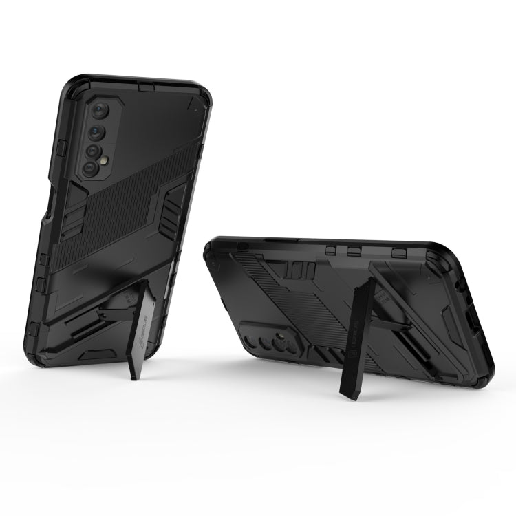 For OPPO Realme 7 Punk Armor 2 in 1 PC + TPU Shockproof Case with Invisible Holder