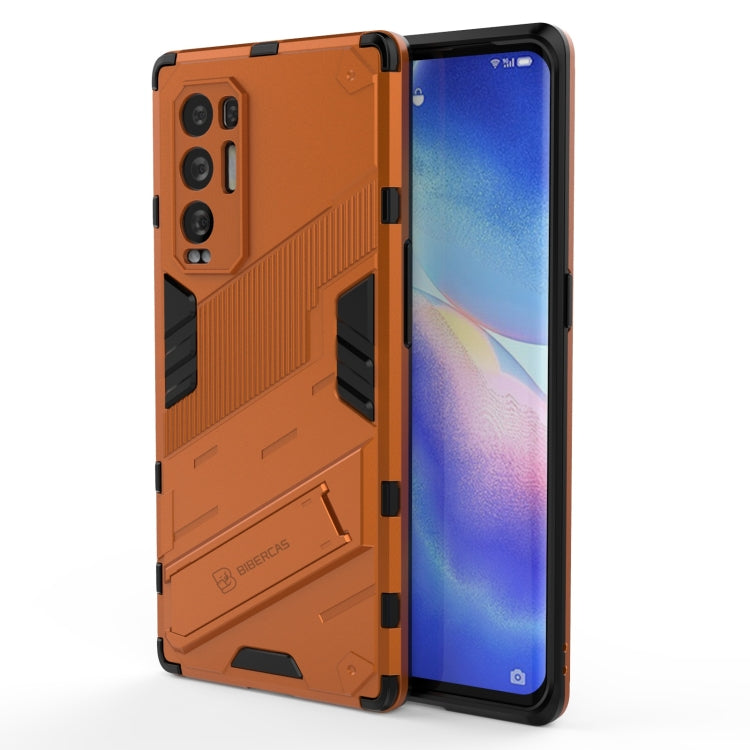For OPPO Reno5 Pro+ Punk Armor 2 in 1 PC + TPU Shockproof Case with Invisible Holder