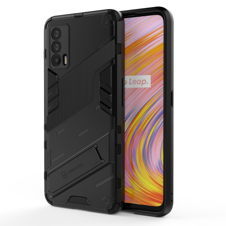 For OPPO Realme V15 Punk Armor 2 in 1 PC + TPU Shockproof Case with Invisible Holder