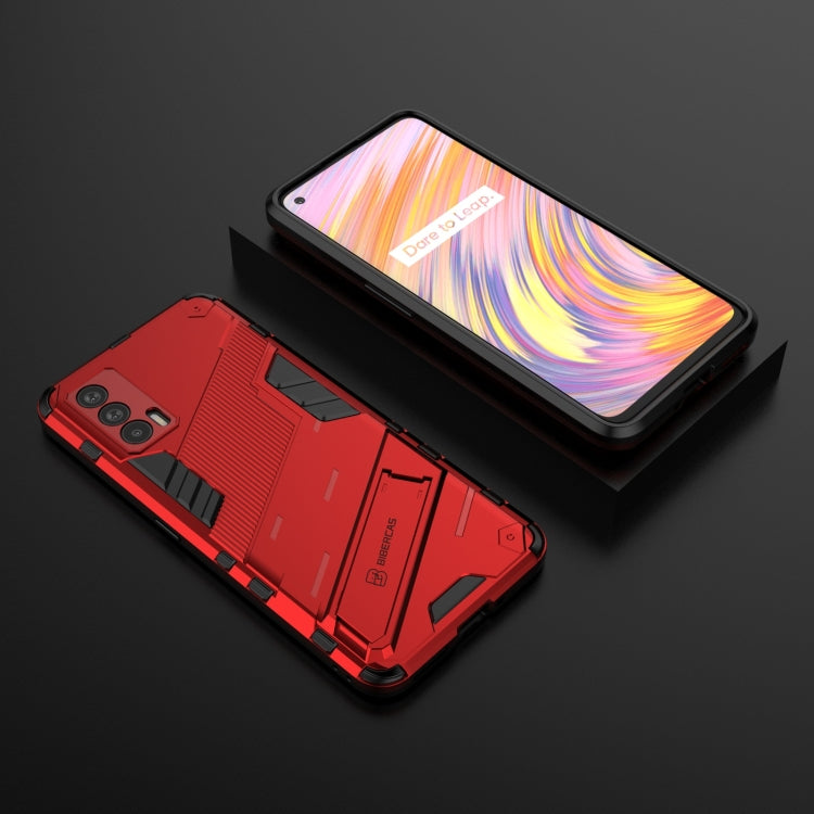 For OPPO Realme V15 Punk Armor 2 in 1 PC + TPU Shockproof Case with Invisible Holder