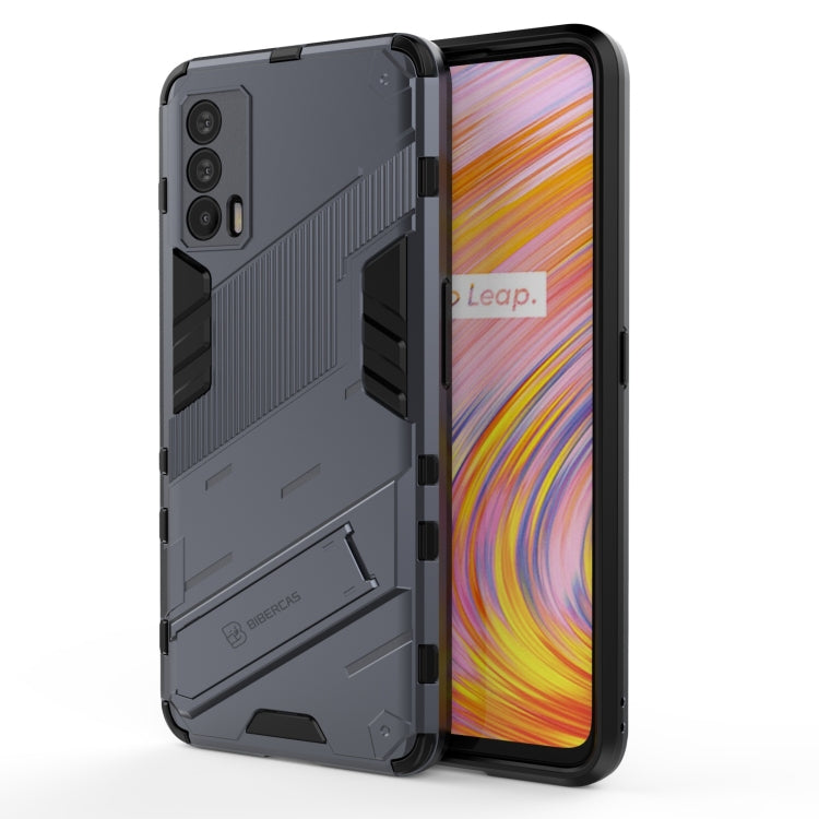 For OPPO Realme V15 Punk Armor 2 in 1 PC + TPU Shockproof Case with Invisible Holder