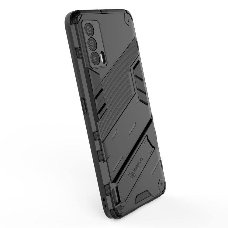 For OPPO Realme V15 Punk Armor 2 in 1 PC + TPU Shockproof Case with Invisible Holder