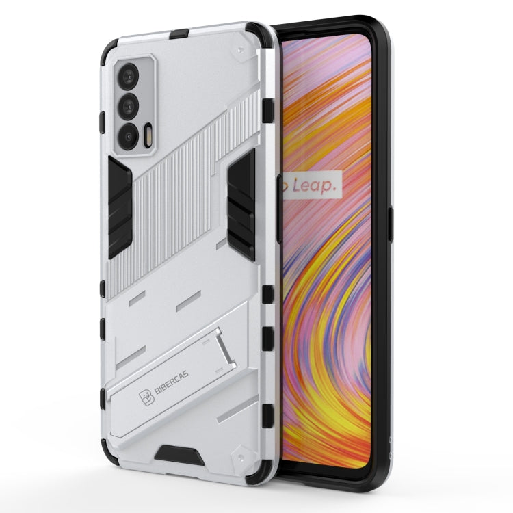 For OPPO Realme V15 Punk Armor 2 in 1 PC + TPU Shockproof Case with Invisible Holder