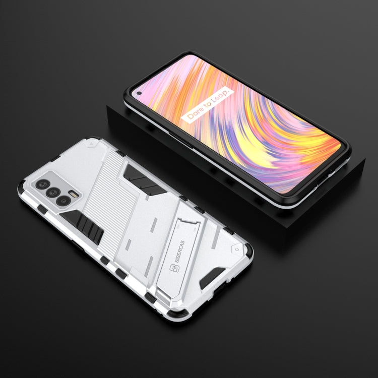 For OPPO Realme V15 Punk Armor 2 in 1 PC + TPU Shockproof Case with Invisible Holder