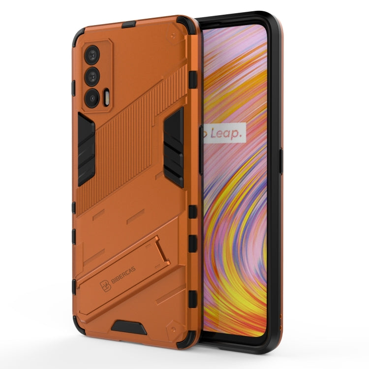 For OPPO Realme V15 Punk Armor 2 in 1 PC + TPU Shockproof Case with Invisible Holder