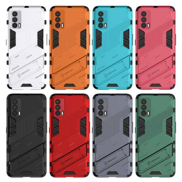 For OPPO Realme V15 Punk Armor 2 in 1 PC + TPU Shockproof Case with Invisible Holder