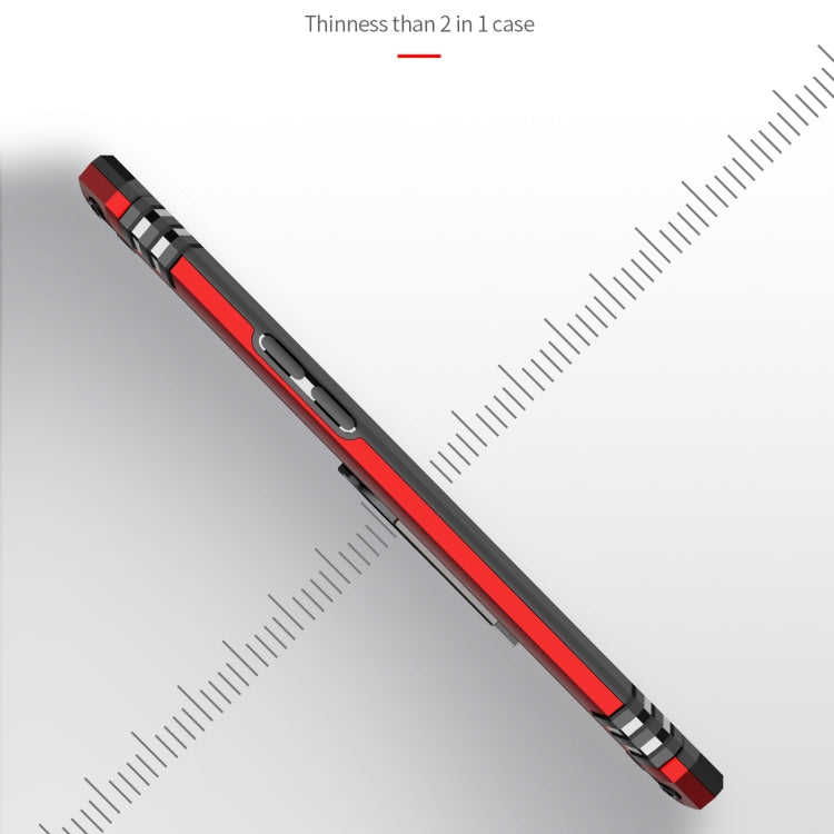 For OPPO Reno4 Lite Shockproof TPU + PC Protective Case with 360 Degree Rotating Holder