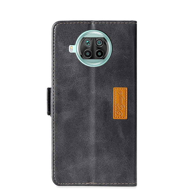 For Xiaomi Mi 10T Lite 5G Retro Texture Contrast Color Side Buckle Horizontal Flip Leather Case with Holder & Card Slots & Wallet