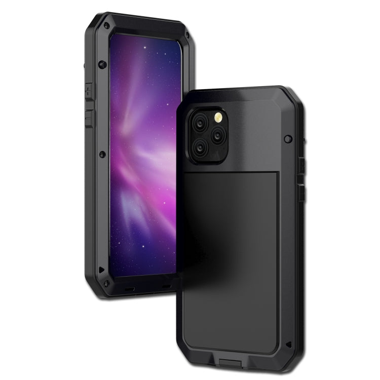 For iPhone 11 Pro Max Metal Armor Triple Proofing Protective Case