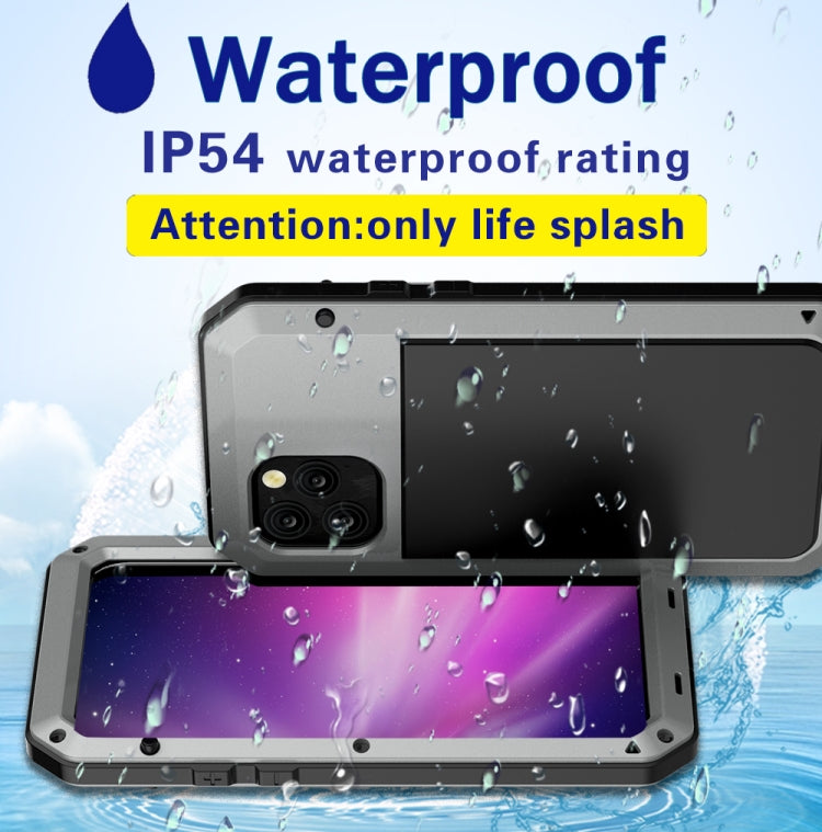 For iPhone 11 Pro Max Metal Armor Triple Proofing Protective Case