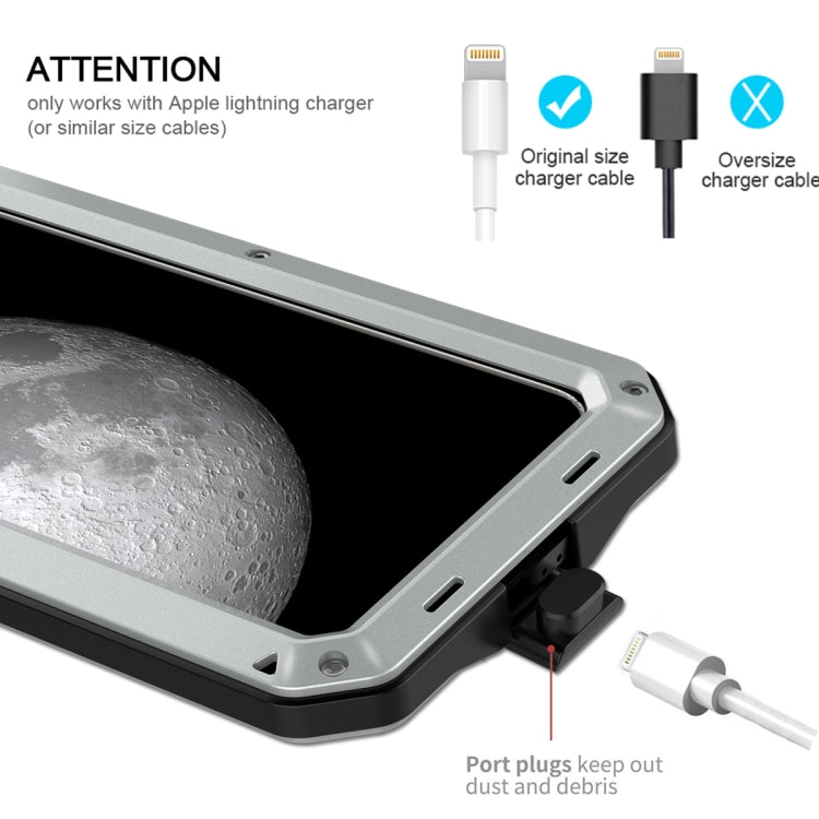 For iPhone 11 Pro Max Metal Armor Triple Proofing Protective Case