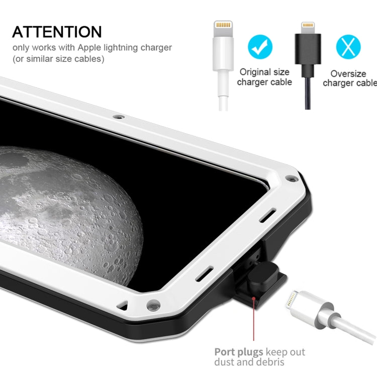 For iPhone 11 Pro Max Metal Armor Triple Proofing Protective Case