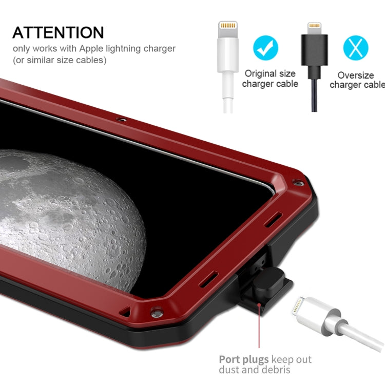 For iPhone 11 Pro Max Metal Armor Triple Proofing Protective Case