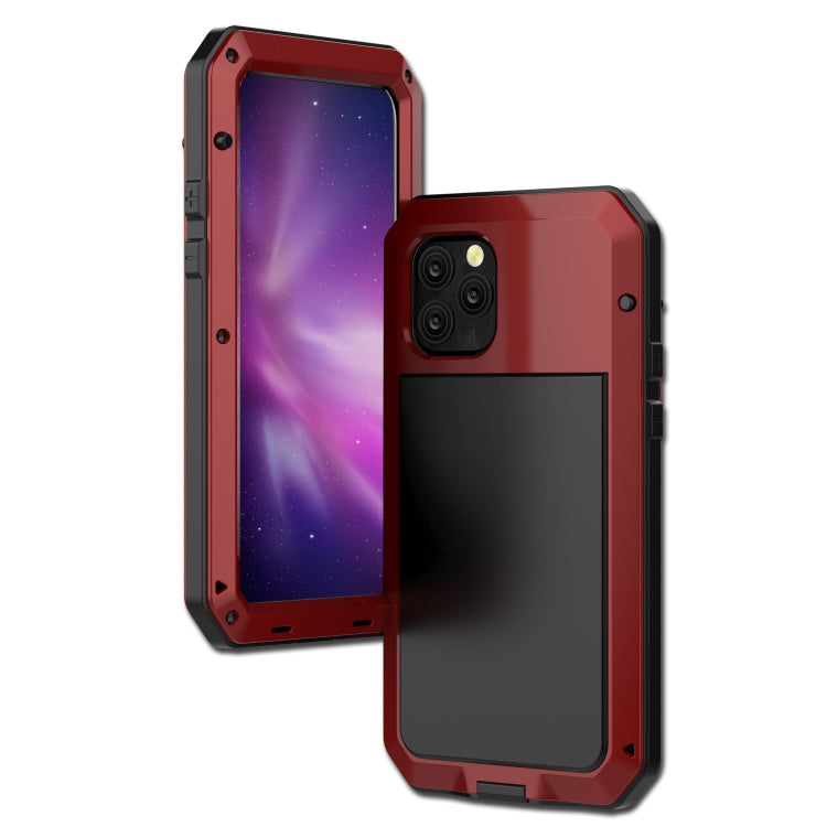 For iPhone 11 Pro Max Metal Armor Triple Proofing Protective Case