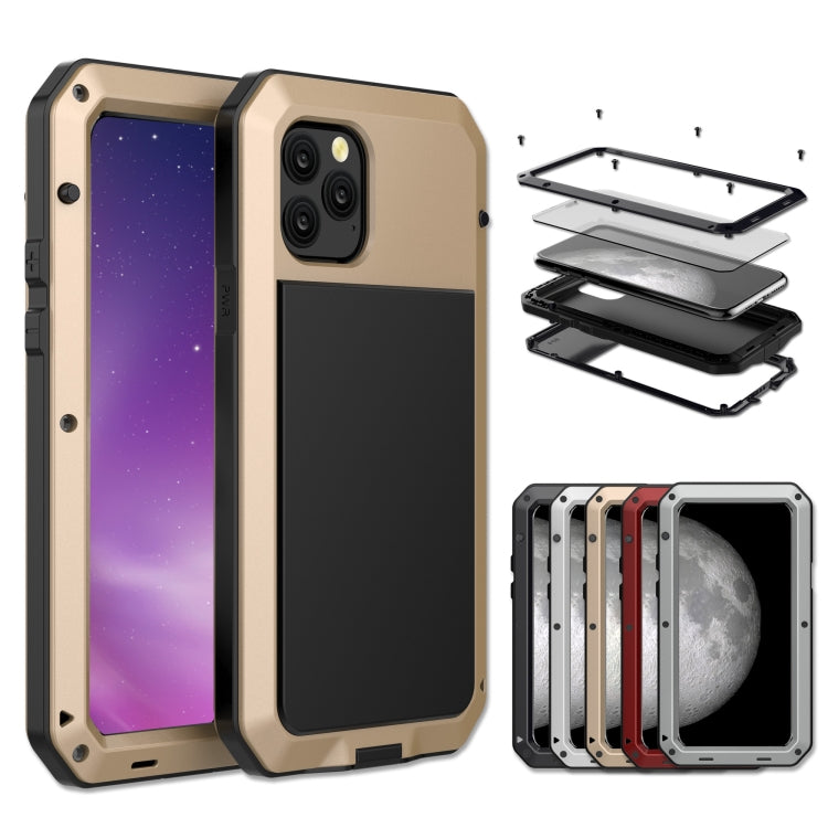 For iPhone 11 Pro Max Metal Armor Triple Proofing Protective Case