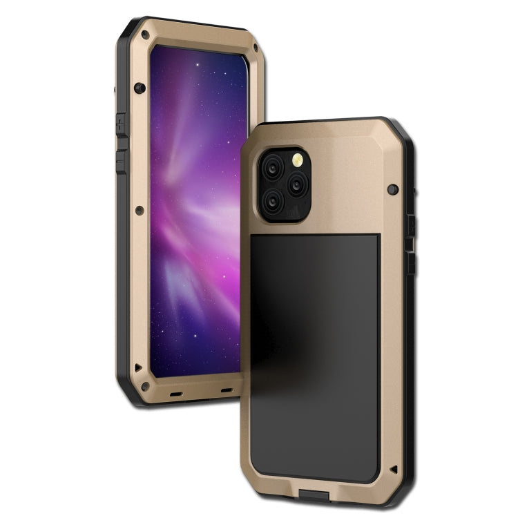 For iPhone 11 Pro Max Metal Armor Triple Proofing Protective Case