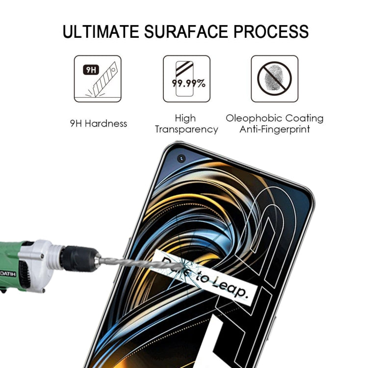 For OPPO Realme GT 5G / Realme GT Master 25 PCS Full Glue Full Screen Tempered Glass Film