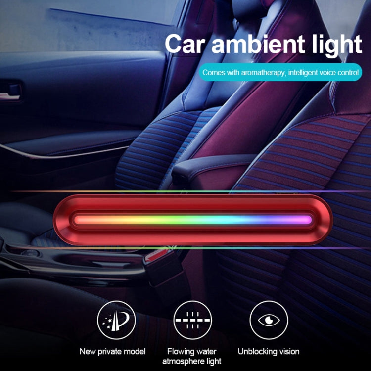 Car Air Outlet Aromatherapy Creative Intelligent Voice Control Atmosphere Lamp