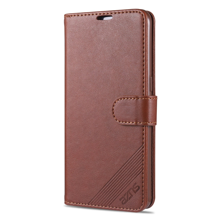 For OPPO Reno5 4G AZNS Magnetic Calf Texture Horizontal Flip Leather Case with Card Slots & Holder & Wallet