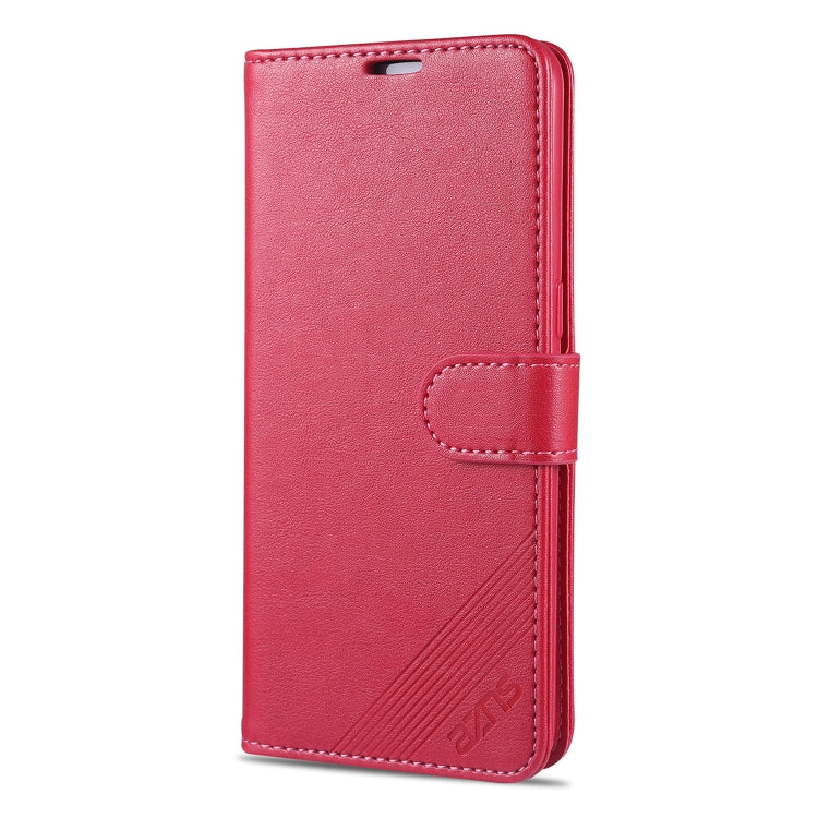 For OPPO Reno5 4G AZNS Magnetic Calf Texture Horizontal Flip Leather Case with Card Slots & Holder & Wallet
