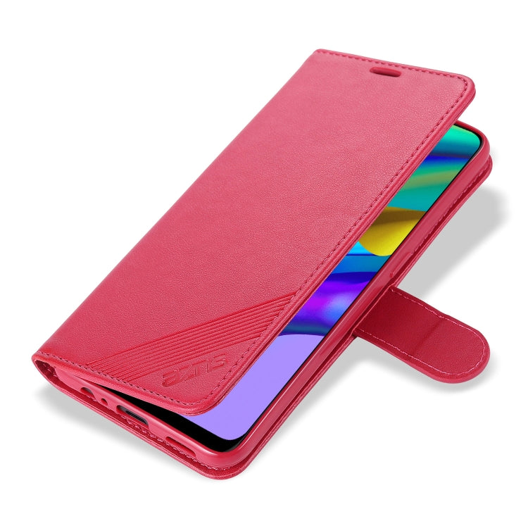 For OPPO Reno5 4G AZNS Magnetic Calf Texture Horizontal Flip Leather Case with Card Slots & Holder & Wallet