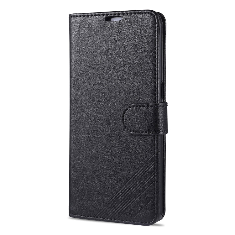 For OPPO Reno5 4G AZNS Magnetic Calf Texture Horizontal Flip Leather Case with Card Slots & Holder & Wallet