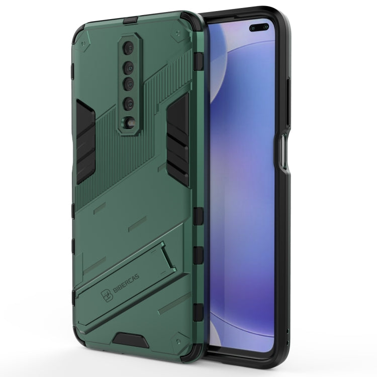 For Xiaomi Redmi K30 Punk Armor 2 in 1 PC + TPU Shockproof Case with Invisible Holder
