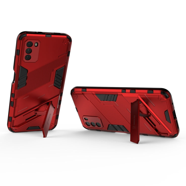 For Xiaomi Poco M3 Punk Armor 2 in 1 PC + TPU Shockproof Case with Invisible Holder