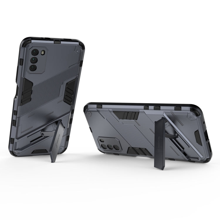 For Xiaomi Poco M3 Punk Armor 2 in 1 PC + TPU Shockproof Case with Invisible Holder