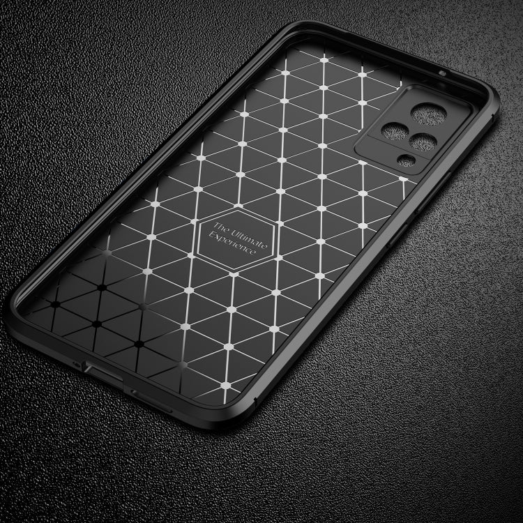 For vivo S9 Carbon Fiber Texture Shockproof TPU Case