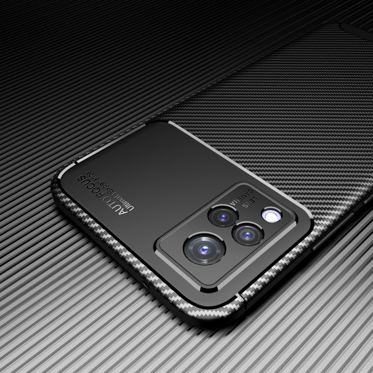 For vivo S9 Carbon Fiber Texture Shockproof TPU Case