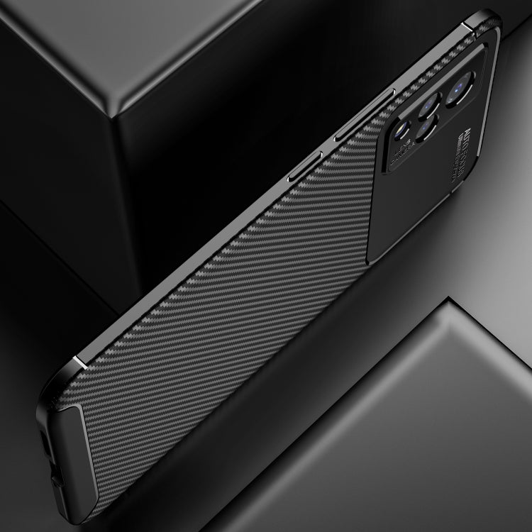 For vivo S9 Carbon Fiber Texture Shockproof TPU Case