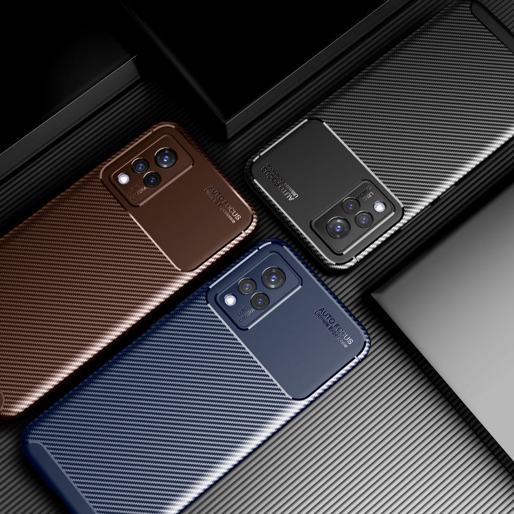 For vivo S9 Carbon Fiber Texture Shockproof TPU Case