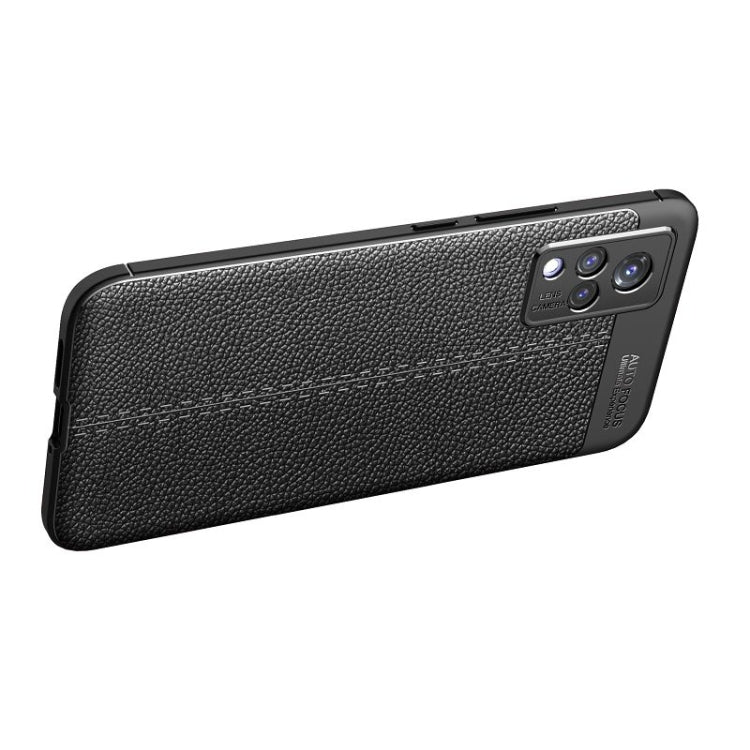 For vivo S9 Litchi Texture TPU Shockproof Case