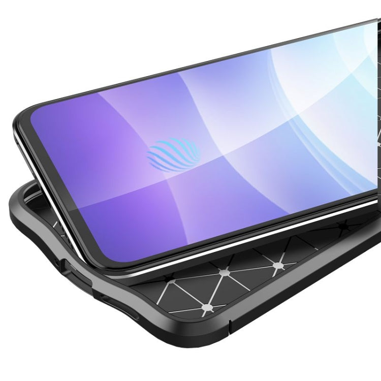 For vivo S9 Litchi Texture TPU Shockproof Case