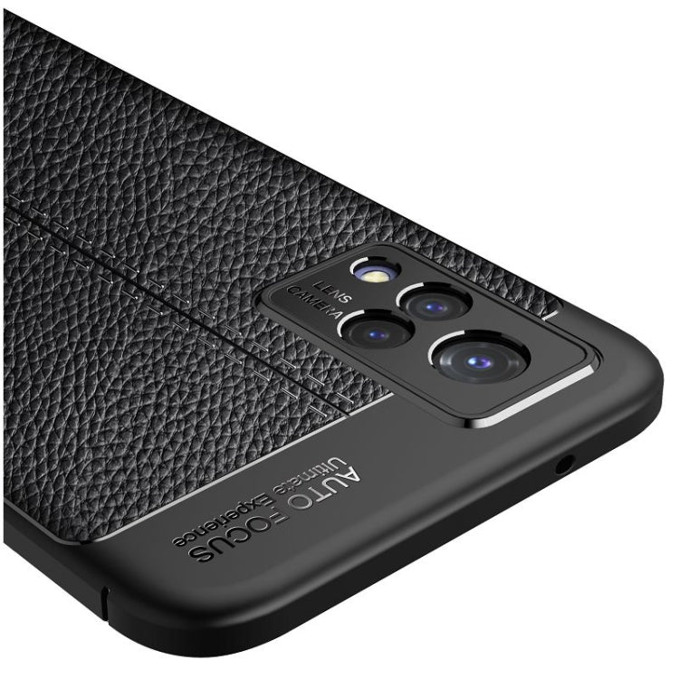 For vivo S9 Litchi Texture TPU Shockproof Case