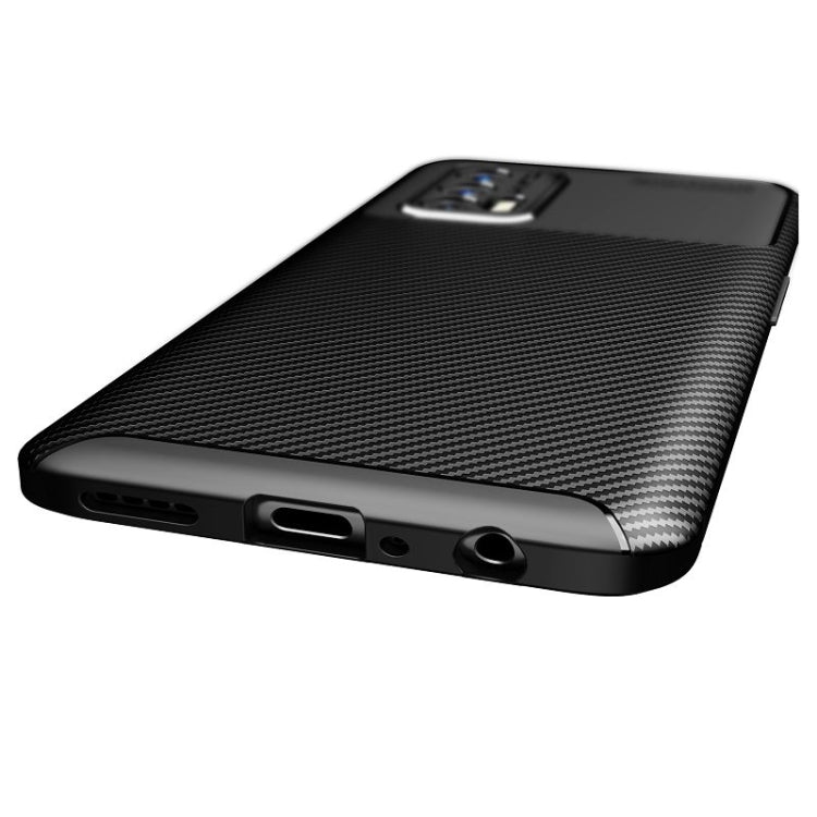 For OPPO Realme GT 5G Carbon Fiber Texture Shockproof TPU Case