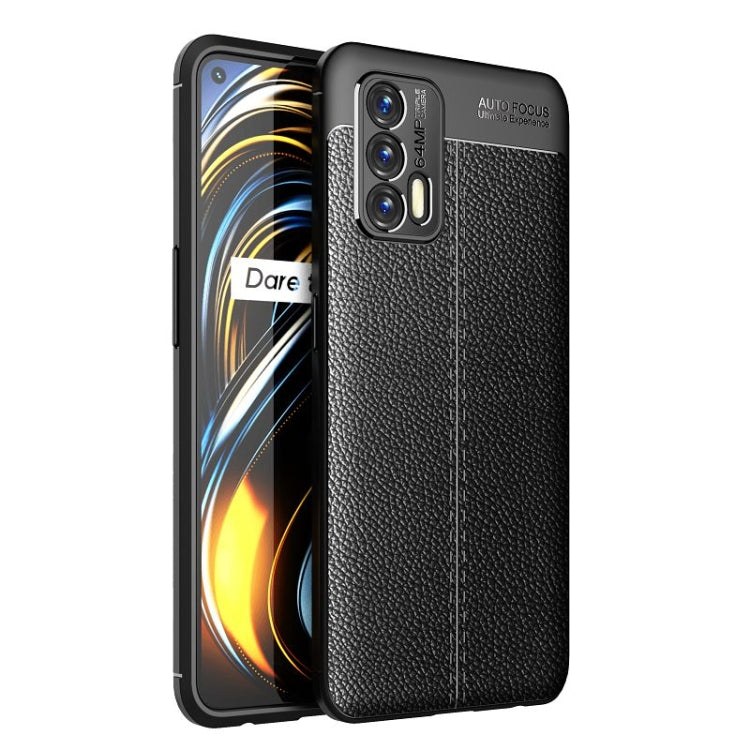 For OPPO Realme GT 5G Litchi Texture TPU Shockproof Case