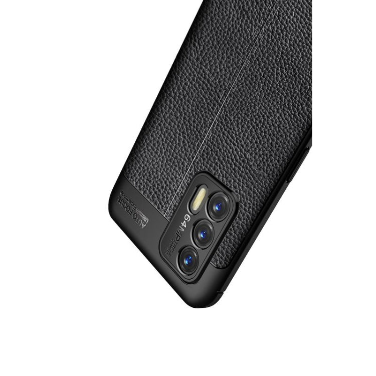 For OPPO Realme GT 5G Litchi Texture TPU Shockproof Case