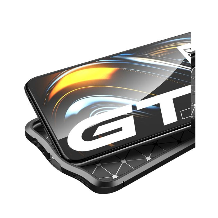 For OPPO Realme GT 5G Litchi Texture TPU Shockproof Case