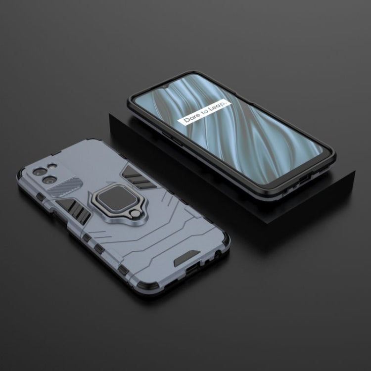 For OPPO Realme V11 5G Shockproof PC + TPU Protective Case with Magnetic Ring Holder