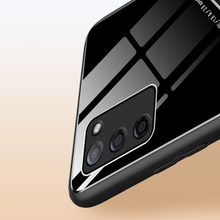 For OPPO A55 All-inclusive Leather + Organic Glass Protective Case with Metal Iron Sheet